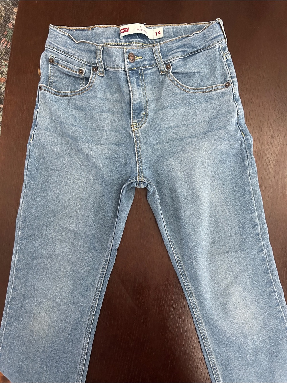 Levi's Boys Light Wash Blue Jeans